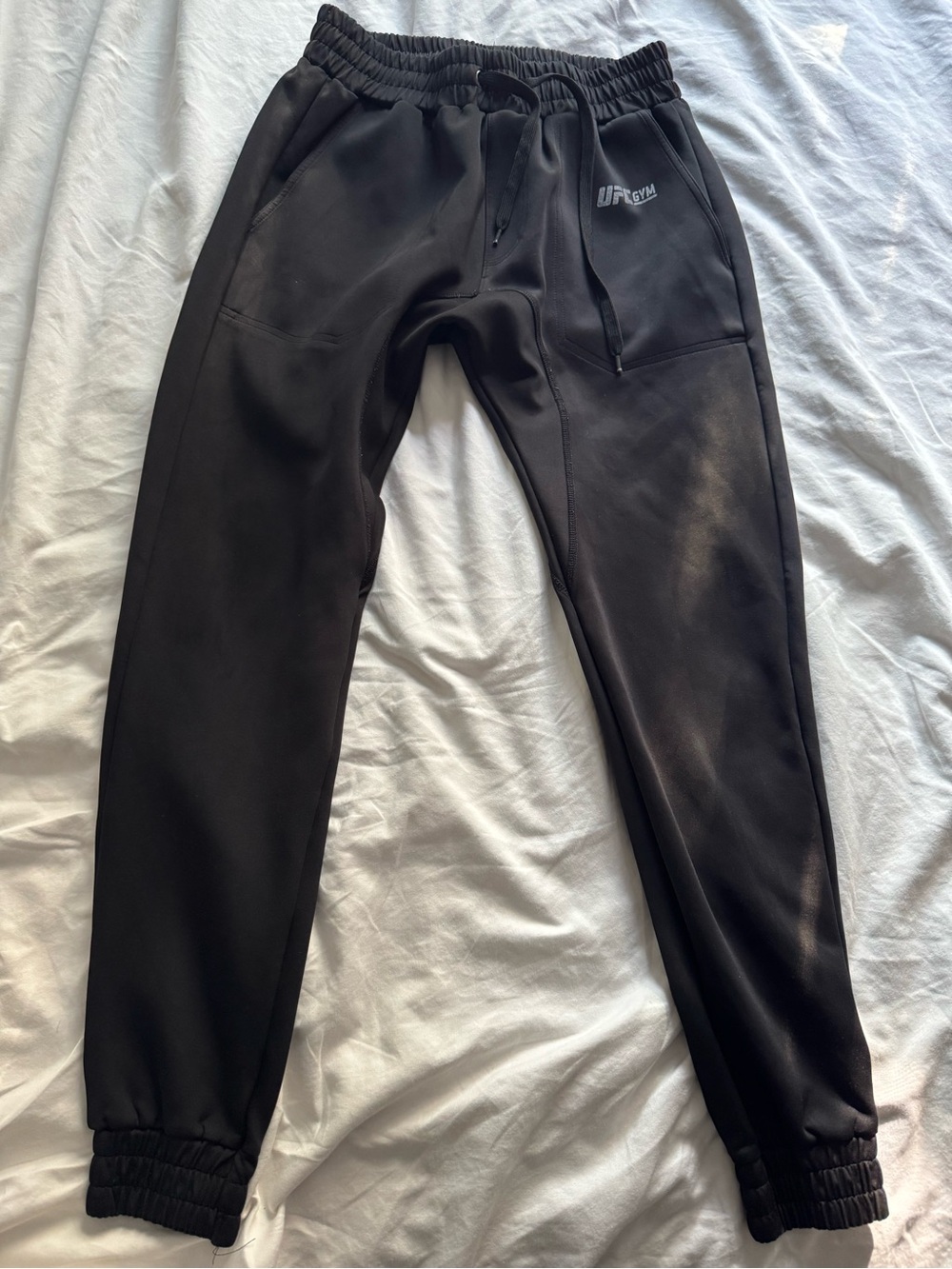 UFC Black Athletic Jogger Sweatpants